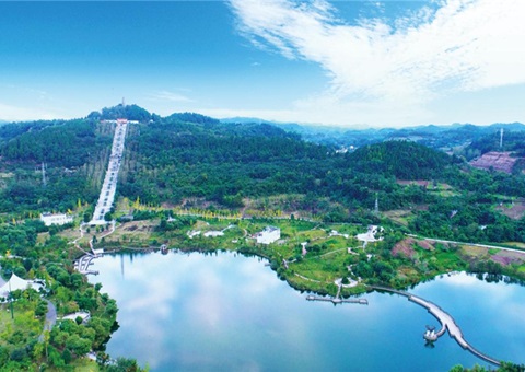 资阳乐至：生态与富民并进，，，，，绿色与昌盛同辉