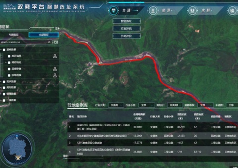 助力重大项目早落地，，，，，，，湖南率先实现节地剖析智能化 