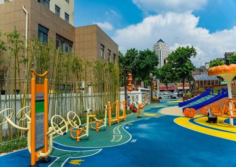 “口袋公园” 装满民生幸福 阻止六月尾，，，，，，，重庆“口袋公园”今年开工八十八个、建成六十四个