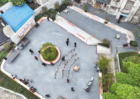 方寸之间，，，，，，装下都会温情&nbsp;&nbsp;重庆都会微型公园让市民转角遇上“小确幸”